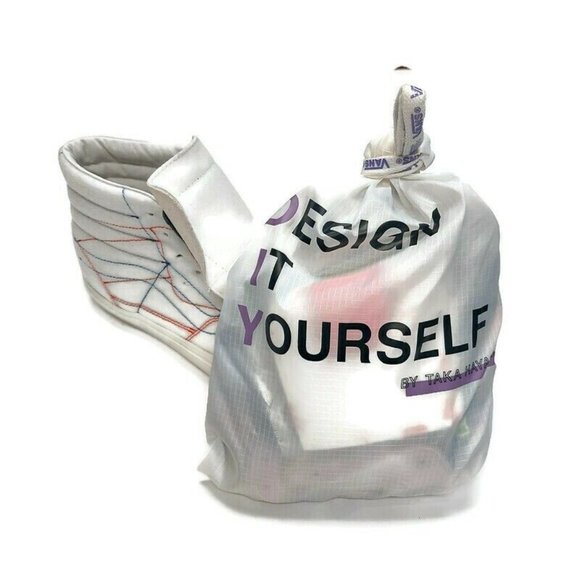 Vans Size 9.5 Hi Taka Hayashi Vault LX DIY Skateboard Shoes 721454 Marshmallow - Picture 4 of 12